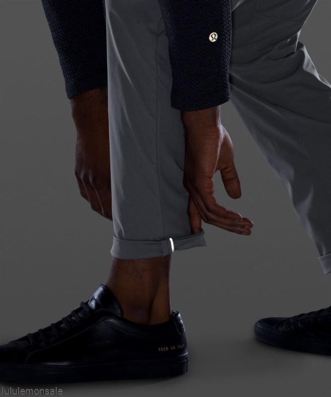 Lululemon Deutschland DELULU1063 | Lululemon Deutschland Asphalt Grey Commission Classic-Fit Hose 30 Warpstreme Nur Online